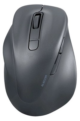 ELECOM M-XGXL31BBSKBK Left Handed Bluetooth 5.0 Mouse EX-G Silent 5 Button XL