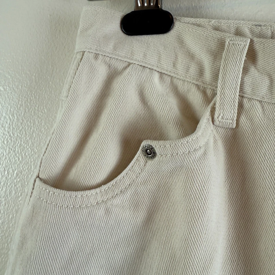 VTG Rockies Bareback Jeans White High Rise Cowgirl Rodeo Western Size 7/8 - Image 4 of 4