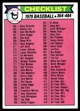 Checklist: 606-726 1979 Topps #669 MLB READ FREE SHIPPING AutographDen