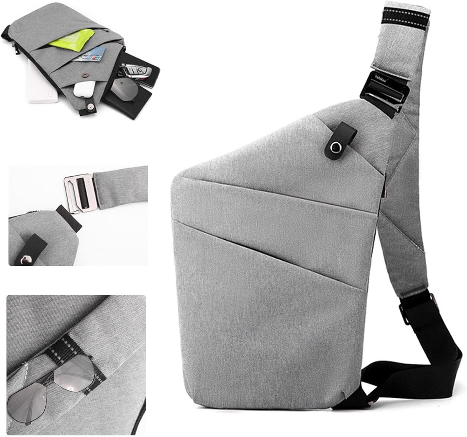 Crossbody Travel Bags for Women, Anti Theft Proof Safe Slim 