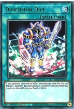 Yu-Gi-Oh TCG BLCR-DE006 UR Dimension Würfel Schlachten der Legende: Kristallrache
