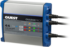 8A Dual Bank On-Board Battery Charger 12V with 120V Input