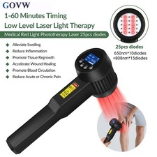 8W High Power Laser Therapy Device 650/808nm for Arthritis Pain Relief Home Use