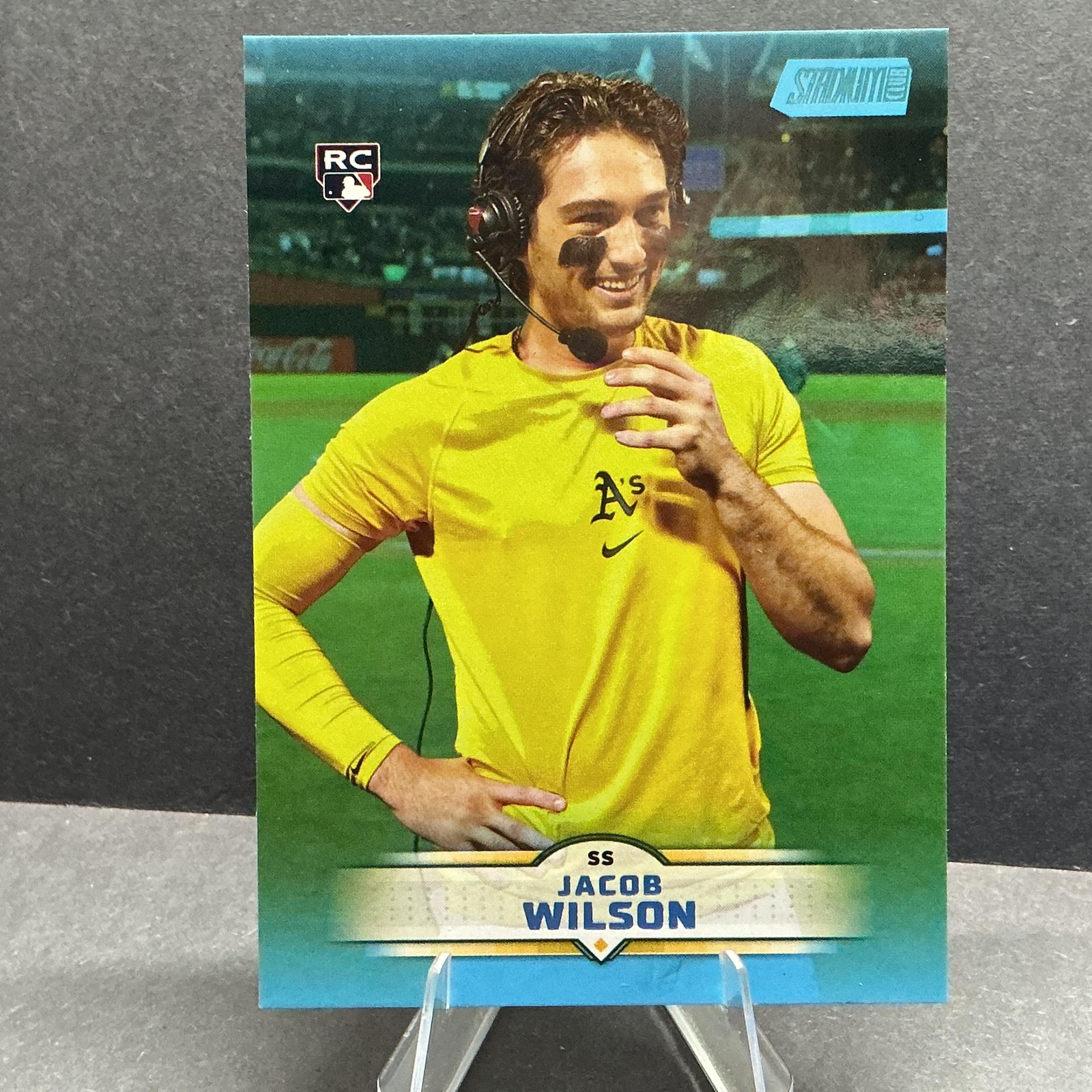 2025 Stadium Club #33 Jacob Wilson Rookie Light Blue Foil