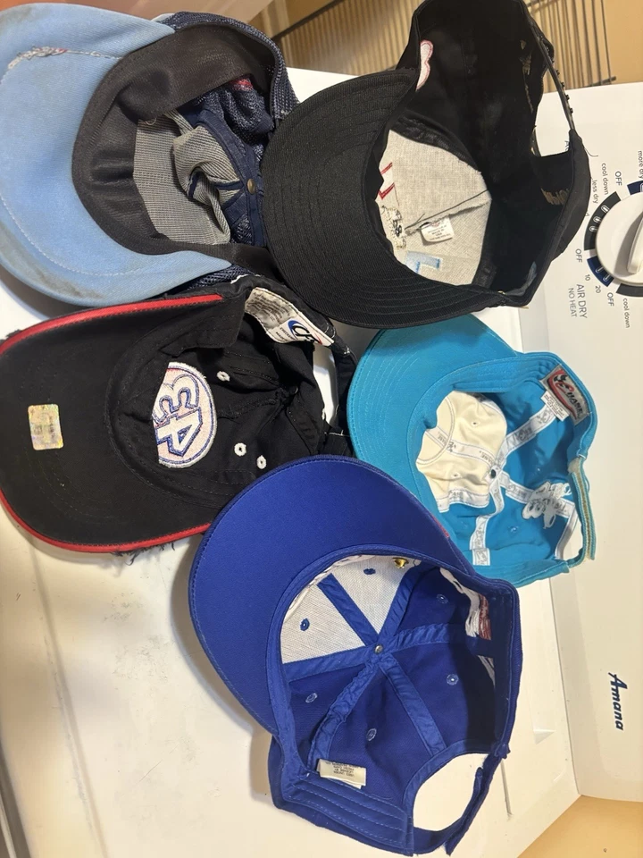 Gorra de Colección Richard Petty Snap Back Ajustable Negra Malla Cuerda Trasera NASCAR Foto 2 de 2