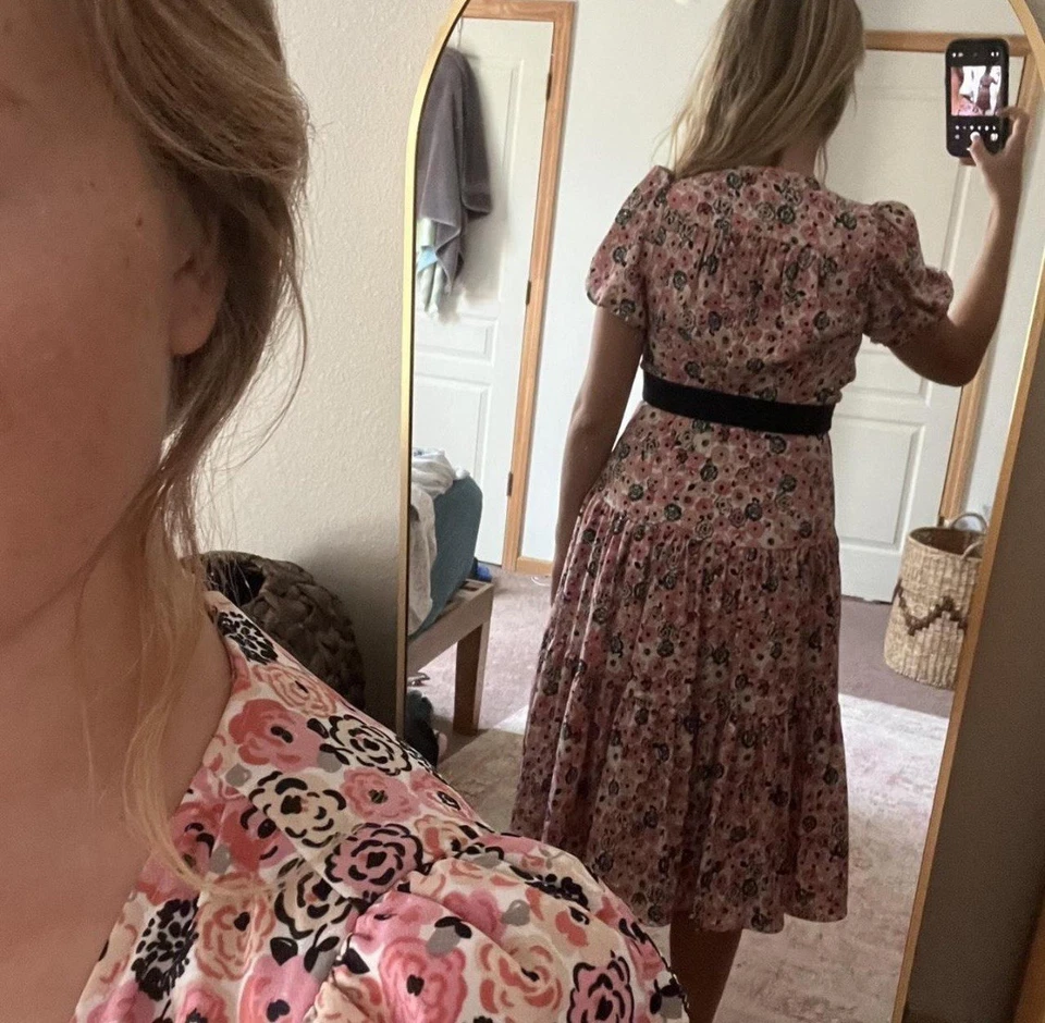 Vestido envolvente floral Kate Spade Foto 4 de 4