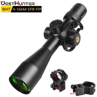 WestHunter WHT 4-16X44 SFIR FFP Kompaktes Zielfernrohr Beleuchtet Stoßfest Optic