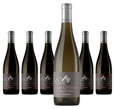 6 x Les Cretes Chardonnay Valle d´Aosta DOP   2023