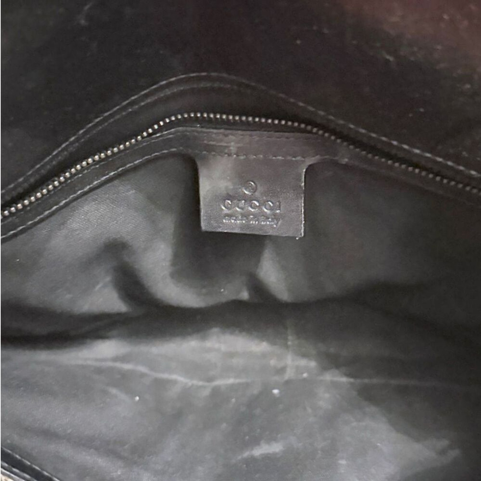 Vintage Gucci Horsebit 1955 monogram canvas shoulder bag image 7
