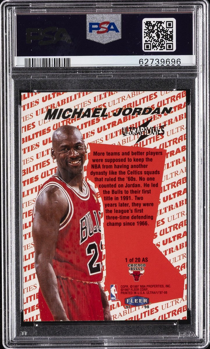 NBAカード FLEER ULTRA MICHAEL JORDAN 92-93 FLEER ULTRA, NBA AWARD WINNER, 1 OF 5