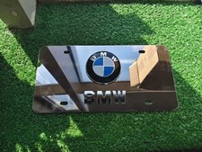 3d Mirrored Fit For Bmw Style License Plate Raised Emblem 6 12 Badge New