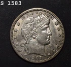 1907-D Barber Quarter "AU++" *Free S/H After 1st Item*