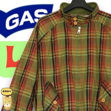GAS G9 Harrington Jacket Men s L Madras Check...