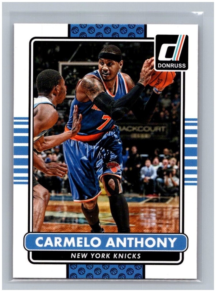 2014-15 Panini Donruss Carmelo Anthony #51 New York Knicks NBA Hall of Fame HOF