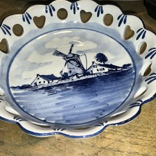Delfts Blue Handgemaakt Made In Holland Hand Painted Dish