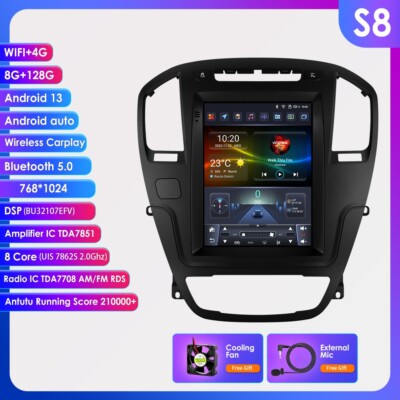 8+128G Für Buick Regal Opel Insignia 2009-2013 Autoradio Android 13 Carplay GPS