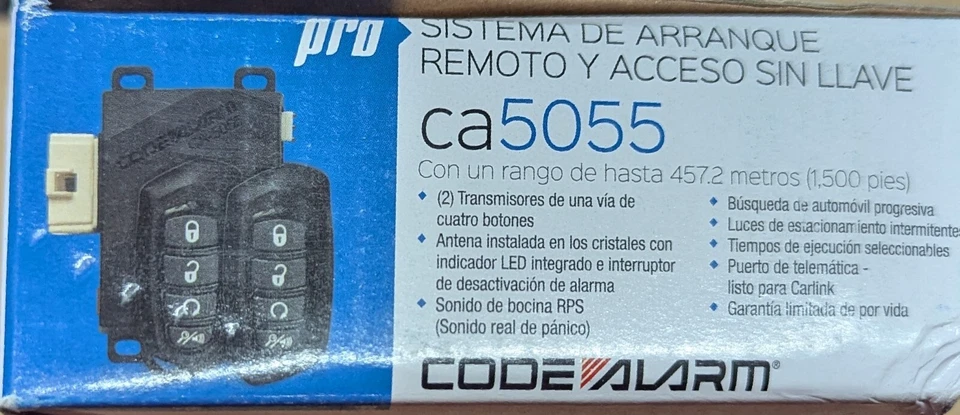 Code Alarm CA5055 Remote Start with Keyless Entry 1500 Feet Range - Image 4 of 4