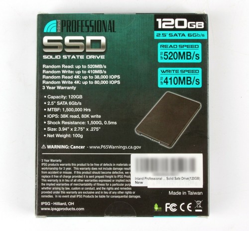 *120 GB Inland SSD Professional (Solid State Drive) 2.5" SATA 6Gb/s - Picture 2 of 2