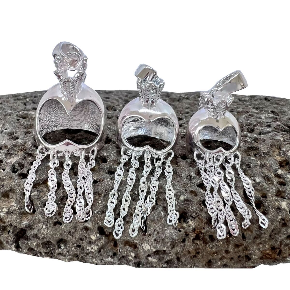 Hawaiian Jewelry 925 Sterling Silver Ikaika Warrior Helmet Hawaiian Jewelry 925 Sterling Silver Ikaika Warrior Helmet