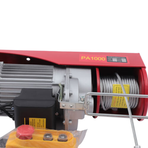 2200LB Electric Wire Cable Hoist Winch Crane Lift Overhead Remote Control PA1000 - Picture 22 of 22