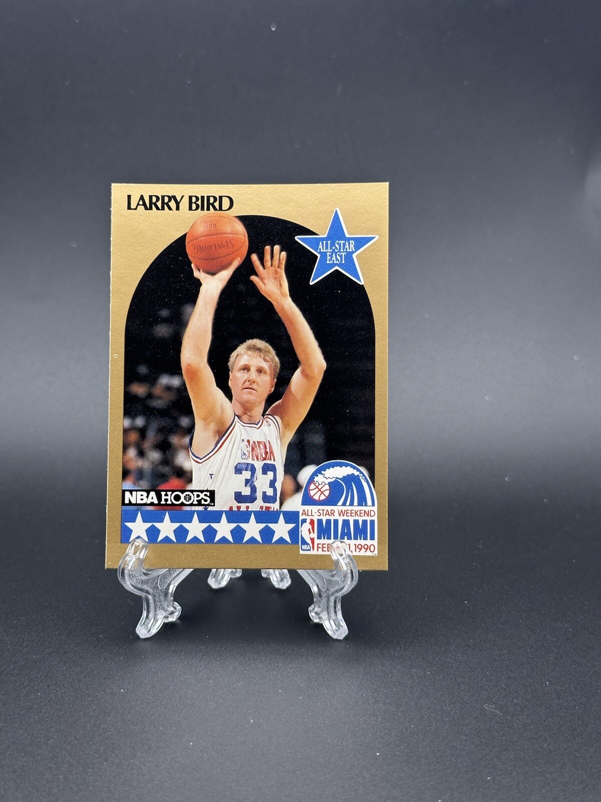 Larry Bird #2 1990-91 NBA Hoops All-Star Celtics MVP