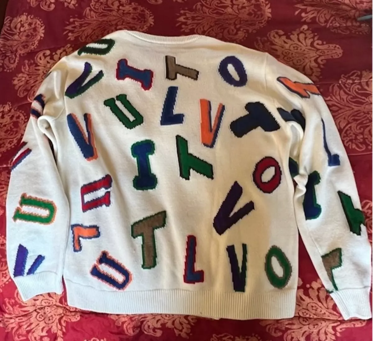 NEW SWEATER LOUIS VUITTON LETTERS LETTERS LV X NBA 1a8x0J L 50