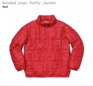 bonded logo puffy jacket supreme