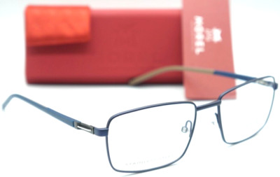 NEW MOREL LIGHTEC 30214L NG09 MATTE BLUE AUTHENTIC EYEGLASSES FRAME 56-18 FRANCE