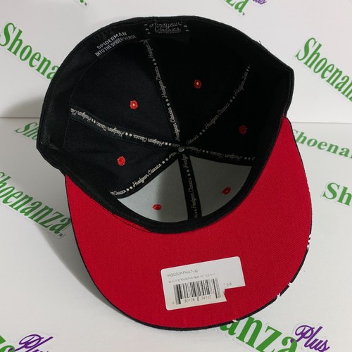 Cappello copricapo classico aderente Spider-Man nel Spiderverse Marvel berretto 7 3/8 - Foto 6 di 7