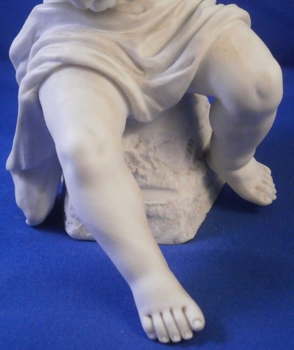 Antique 18thC Sevres Biscuit Porcelain Angel Figurine Figure Porzellan Figur - Picture 7 of 18