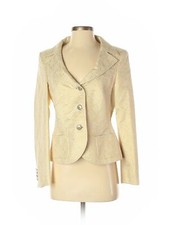 Feraud Women Yellow Blazer 38 Italian