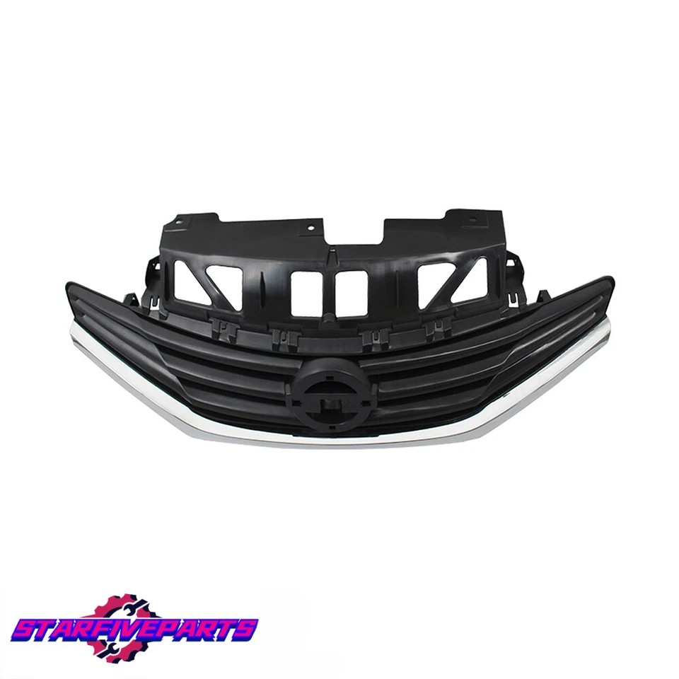 Front Grille and Cover & Fog Lights Set For 2014-2016 Nissan Versa Note SV 6pcs Foto 2 de 4