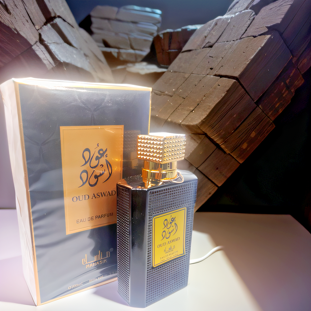 Manasik OUD ASWAD (Black Oud) Eau De Parfum Natural Spray 100ML Arabian Perfume