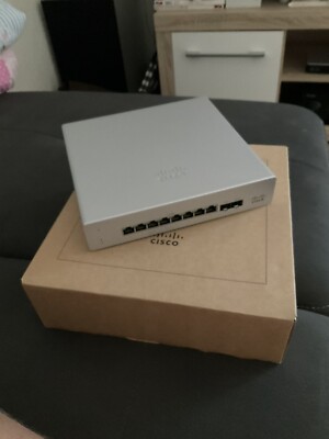 Cisco Meraki MS120-8FP-HW  Cloud Managed PoE Switch 8x GbE RJ45 2x GbE SFP