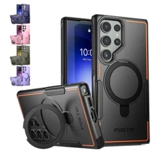 For Samsung Galaxy S23 Ultra / S22 Ultra Case | Poetic Magnetic Ring Stand Cover