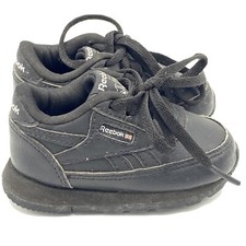 Reebok Classic Toddler Baby Shoes Black - Size 3