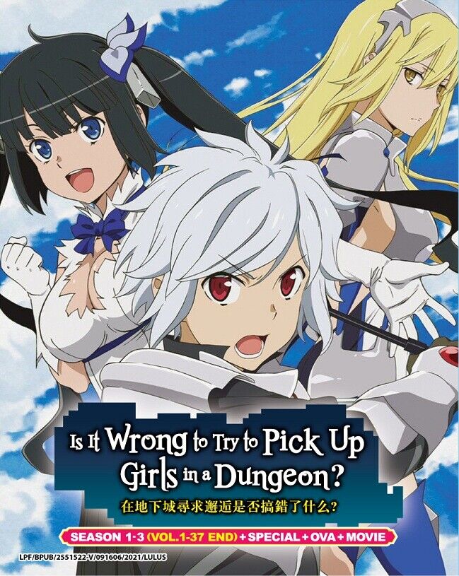 DVD Anime Is It Wrong To Try To Pick Up Girls In A Dungeon? Season