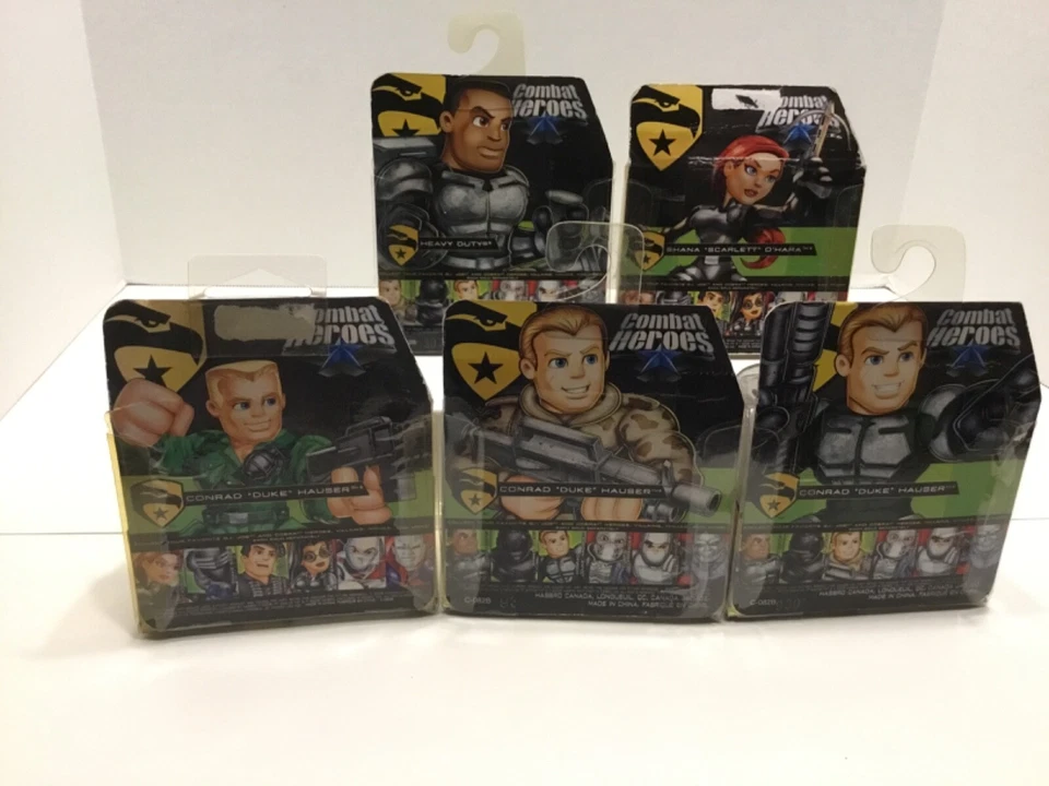 2009 G.I. Joe the Rise of Cobra Combat Heroes Лот товаров из 5 Американских Героев Лот новый в коробке - Изображение 3 из 4