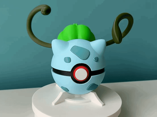 Pokéball Bulbasaur - Pokémon - Funktionstüchtig - Bild 1 von 12