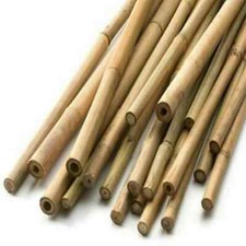6ft Thick Bamboo Cane Strong Plant Sticks Heavy Duty Garden Poles Tomato Support