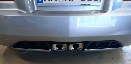 Chrysler Crossfire: difusor trasero, estilo Vestatec, GfK, raro nuevo - Imagen 3 de 3