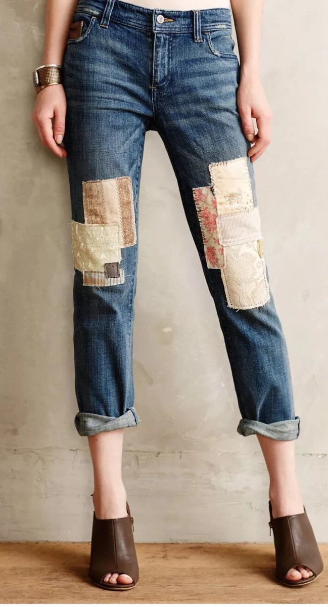 Pilcro 2025 patchwork jeans