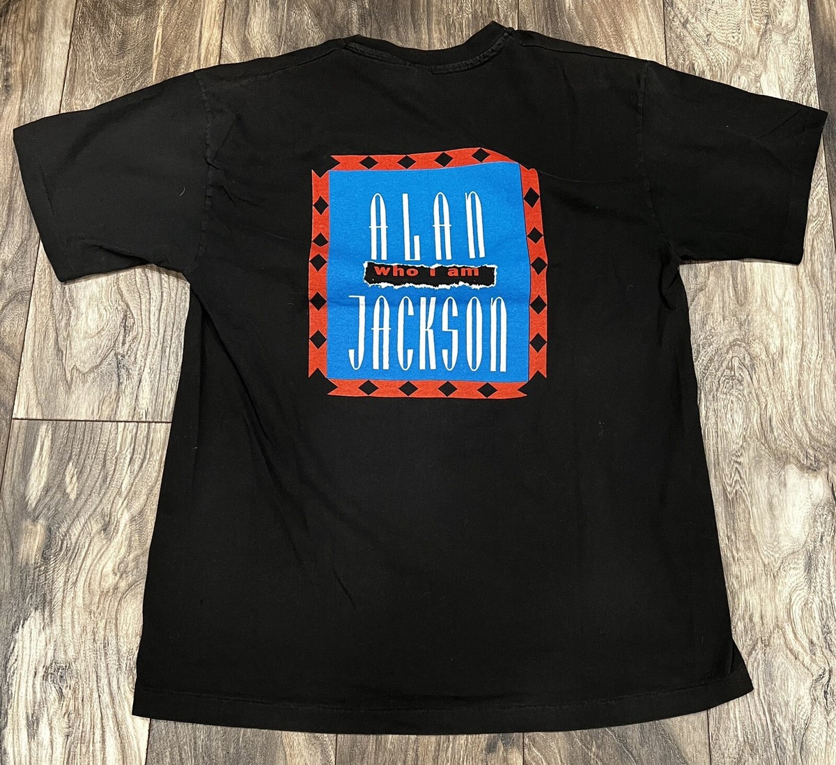 Alan Jackson Who I Am Vintage Single Stitch Hanes Adult Size L View 4