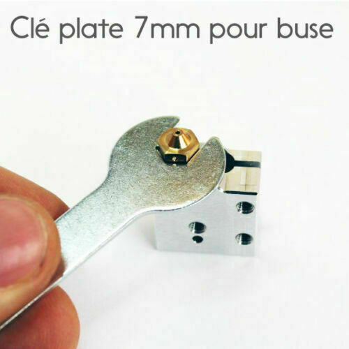 5x 0,4mm Düse Düse für Prusa i3 MK3 / MK3S E3D Extruder 3D Drucker + Schraubenschlüssel - Bild 5 von 5