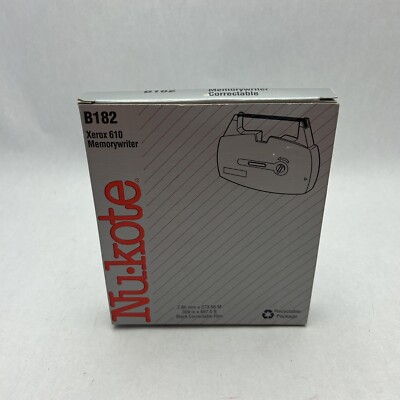 NEW OEM Nu-Kote B182 For Xerox 610 Memorywriter Correctable Ribbon