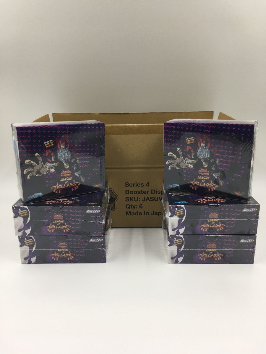 UniVersus: My Hero Academia-League of Villains 1st Edition Booster Box x6 UniVersus: My Hero Academia-League of Villains 1st Edition Booster Box x6