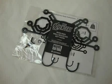 Iron Man Avengers Metal Key Rack Wall Mount Hooks Marvel Black Coat Loot Crate