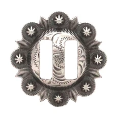 Slotted Concho Antique Nickel  1-1/4" 7861-21S