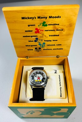 Fossil Mickey Mouse Watch ~ Limited Edition Mickey s Many Moods ~ 4411/5000