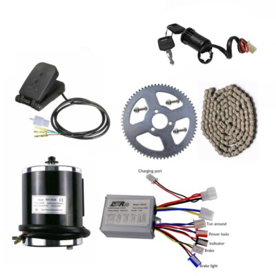 24V 500W Electric Brush Motor Controller Kit For E Bike Scooter E300 MX350 MX400
